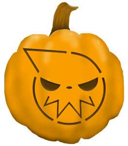 Anime No Face Pumpkin Scary Spooky - Etsy