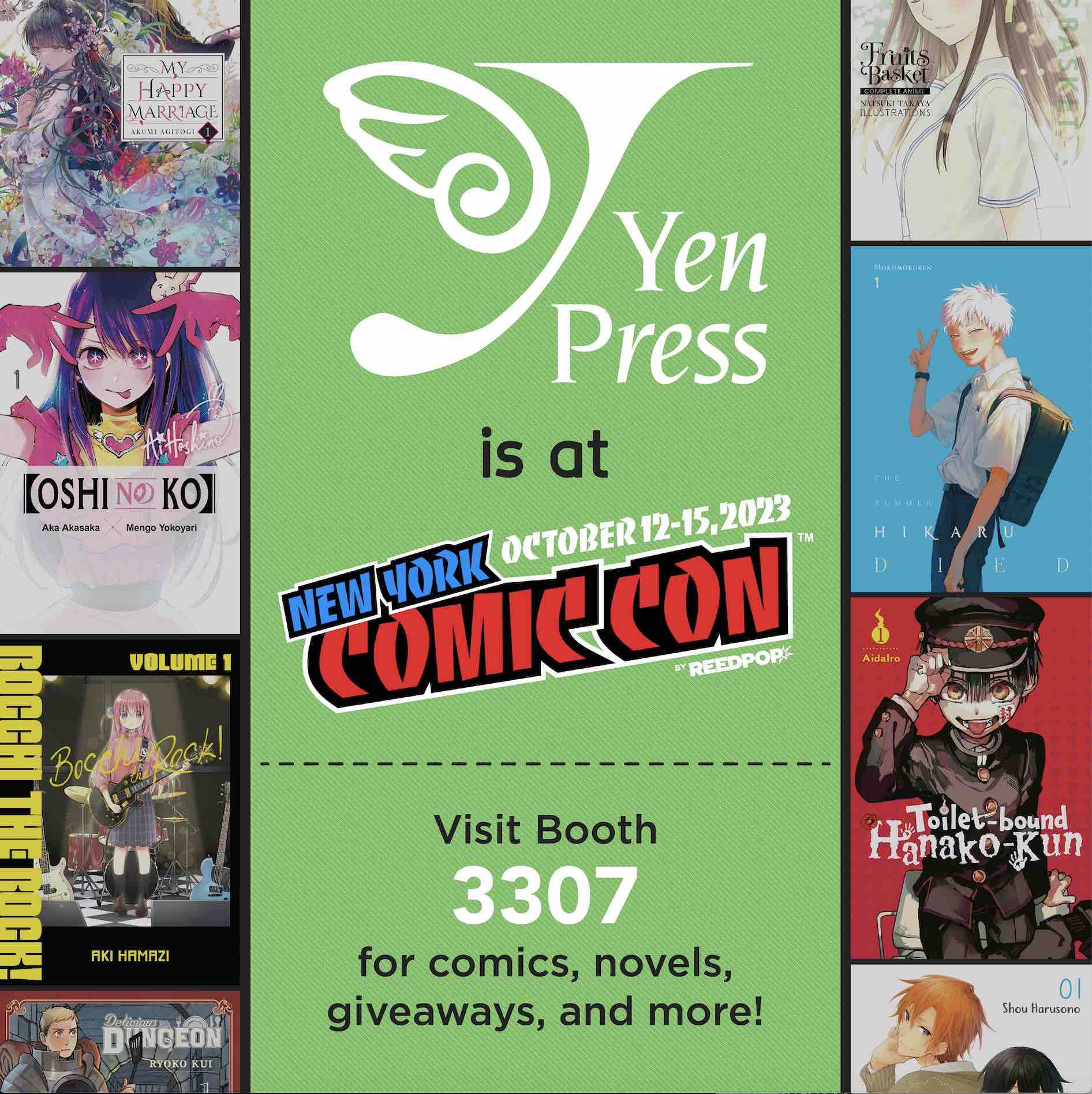 Join Yen Press at NYCC 2023!