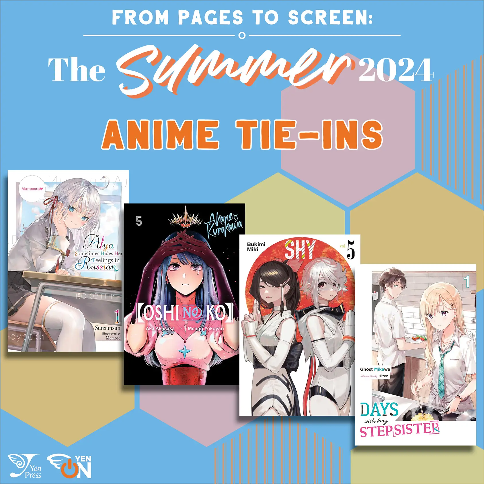 The Summer 2024 Yen Press Anime Lineup!