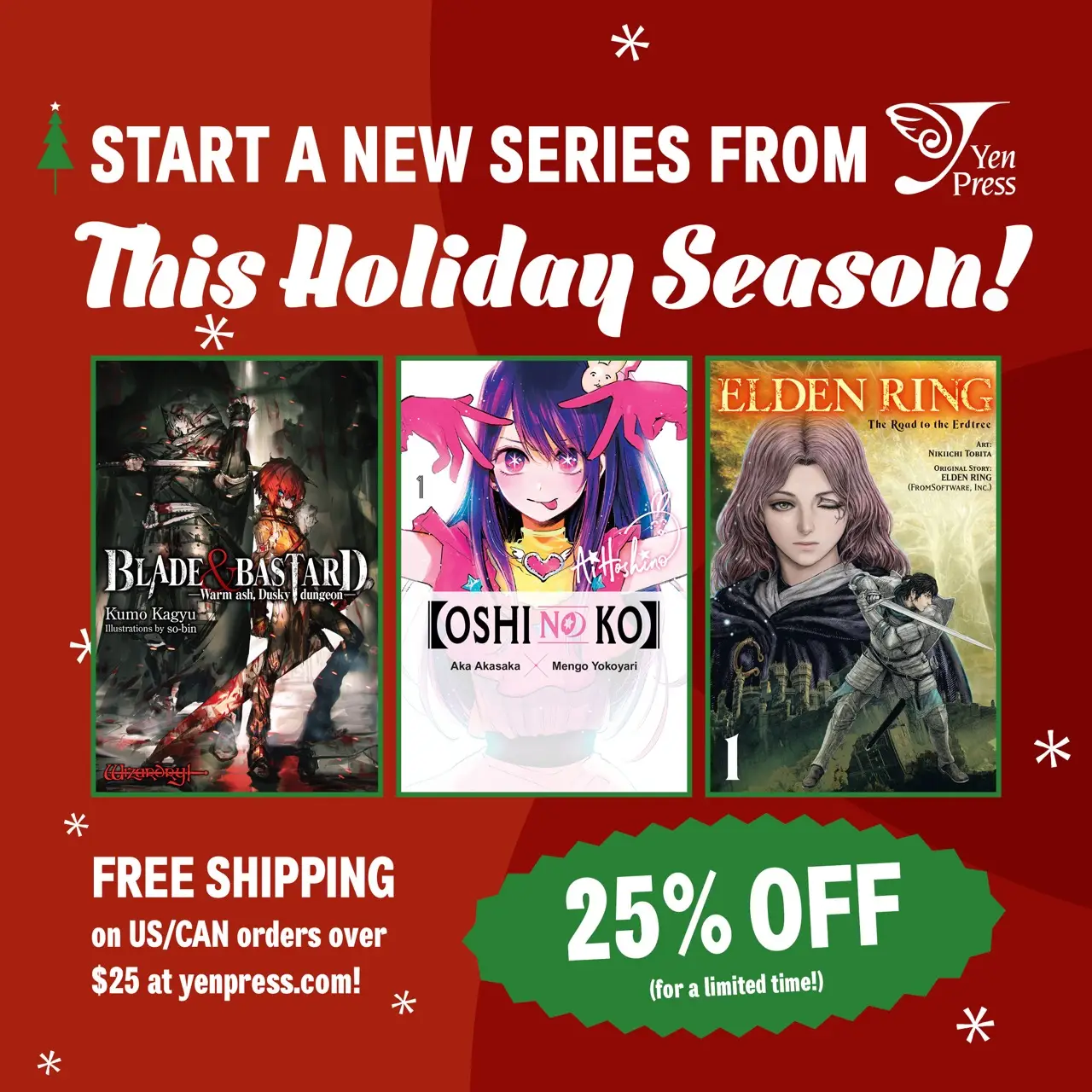 Our Expanded Webstore and Amazing Deals Await You on YenPress.com