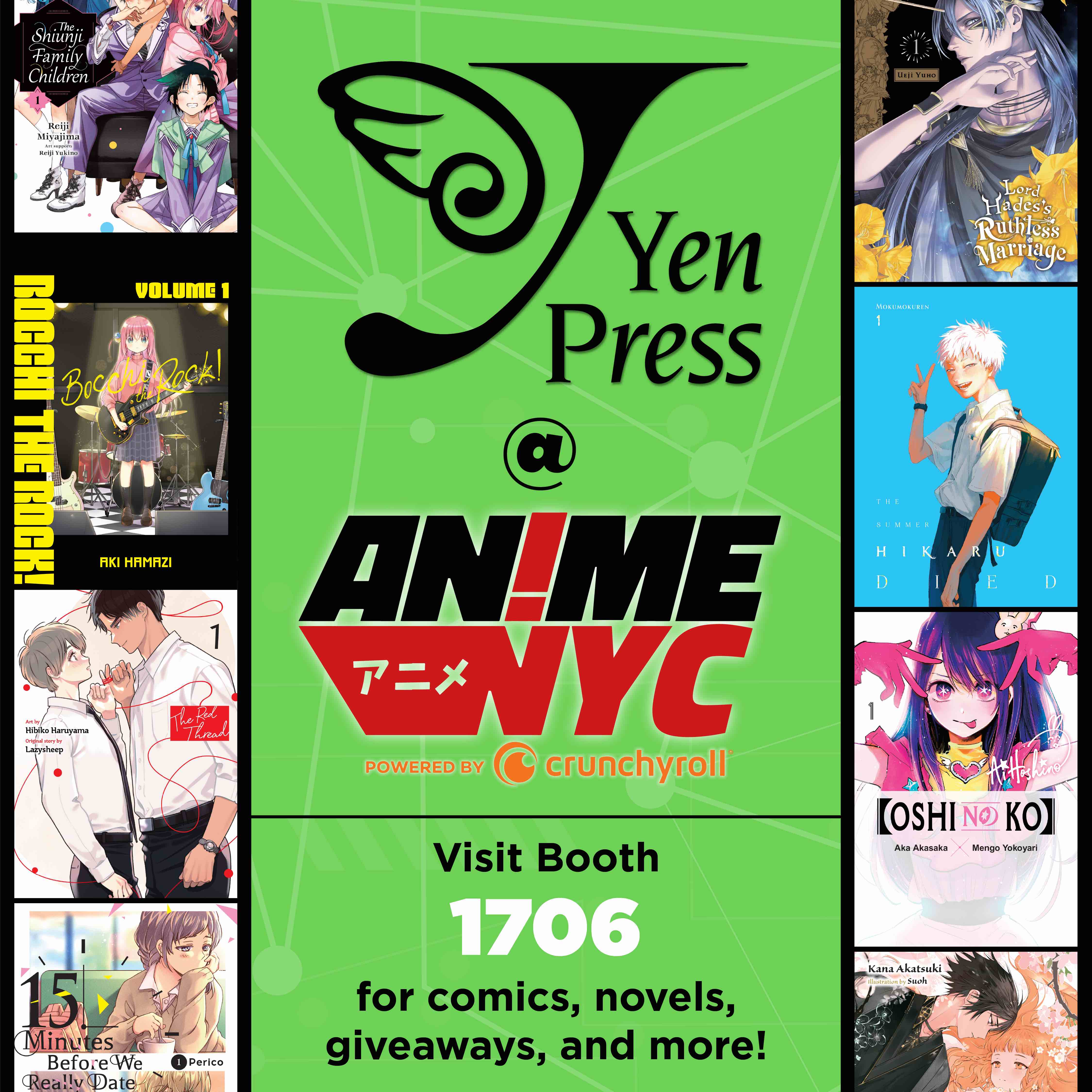 Yen Press at Anime NYC 2023: Going Big at Our Last Show of the Year!